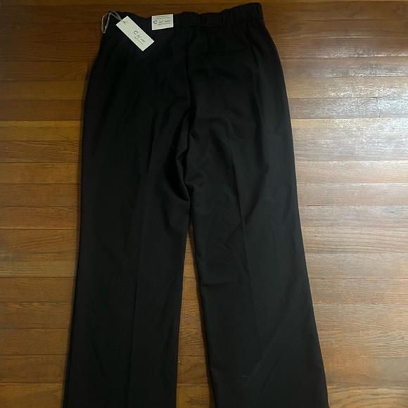 Women's Black Wide Leg Pants Dress Pant - Picture 9 of 9